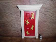 Fairy Doors eith Military Ribbons