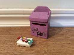 Sparkle Mail Boxes .. Mauve