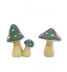 Green mushrooms